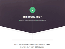 Tablet Screenshot of introwizard.com